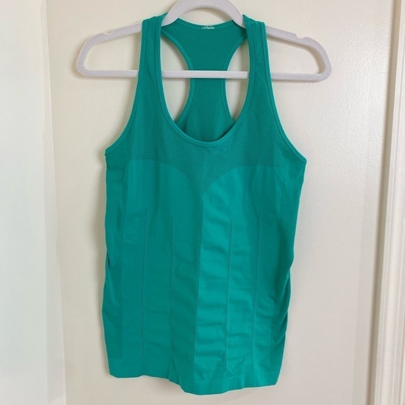 Fabletics Turquoise Racerback Tank - Size L (EUC) - Picture 9 of 10